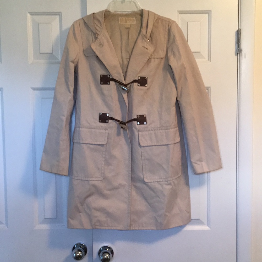Michael Kors Beige Raincoat Size S